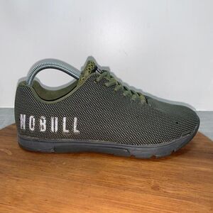 NOBULL Women’s 8.5 Sneaker Shoes Dark Green Army SuperFabric Crossfit Trainer